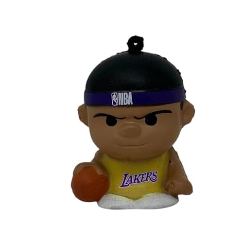 Party Animal NBA Squeezymates Lakers Squeezy Figurine, Team Colors, 2 12 Tall