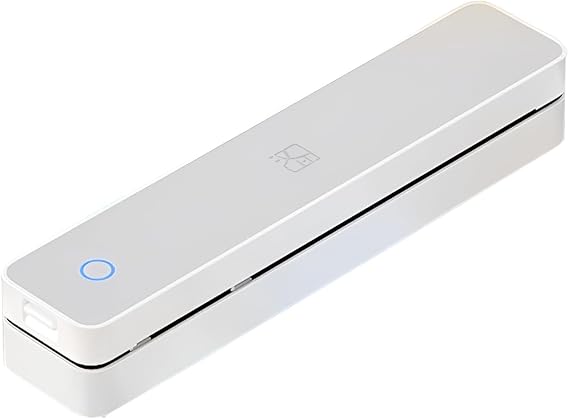 2025new Compact Smartphone PrinterMobile Portable/No Ink RequiredLightweight 300DPI High Resolution Compact and Easy to Carry Rechargeable Compatible with PC/Smartphone Supports A4 Size Easy